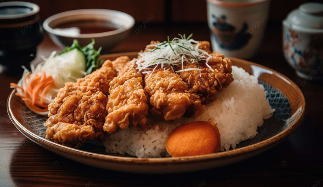 Fried Chicken Chop Rice